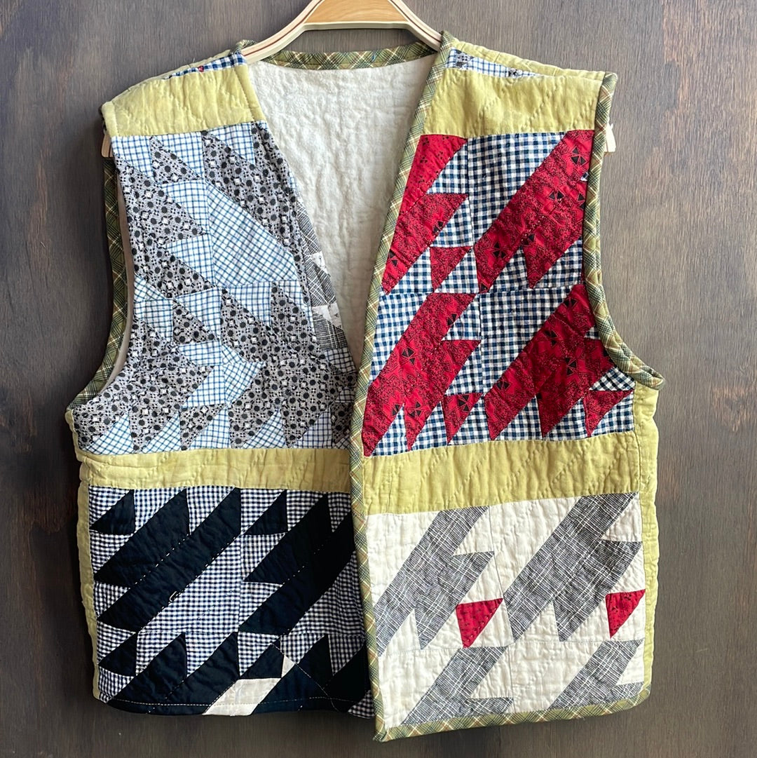 Vintage Patchwork Quilt Vest