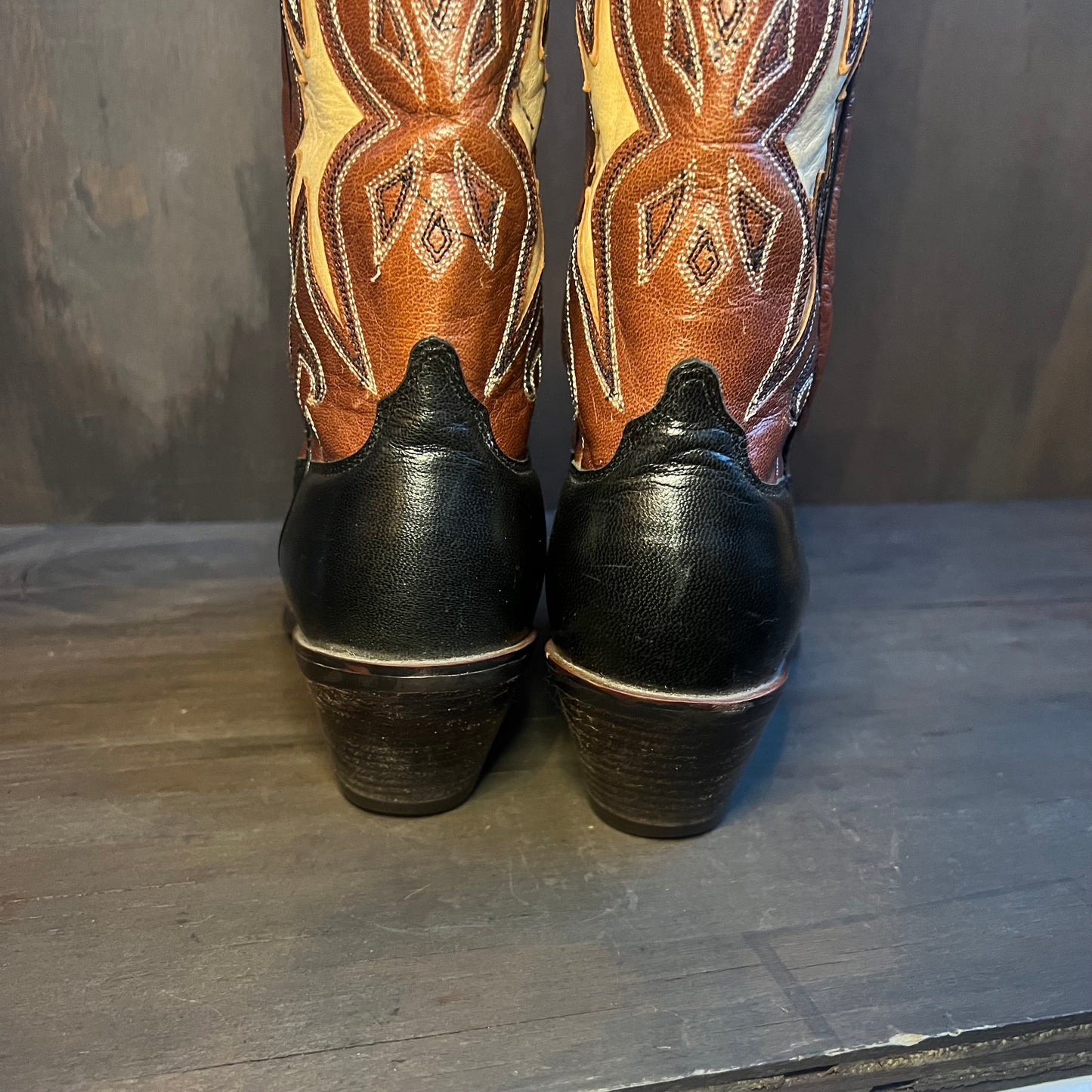 Ariat Multicolored Leather Cowboy Boots