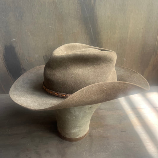 Resistol Vintage Brown Hat with Leather Hat Band