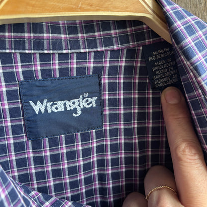 Wrangler Plaid Pearl Snap