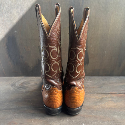 Tony Lama Tan Reptile Boots