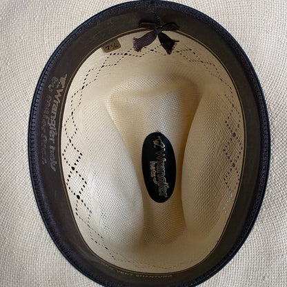 Wrangler Straw Hat with Leather Band