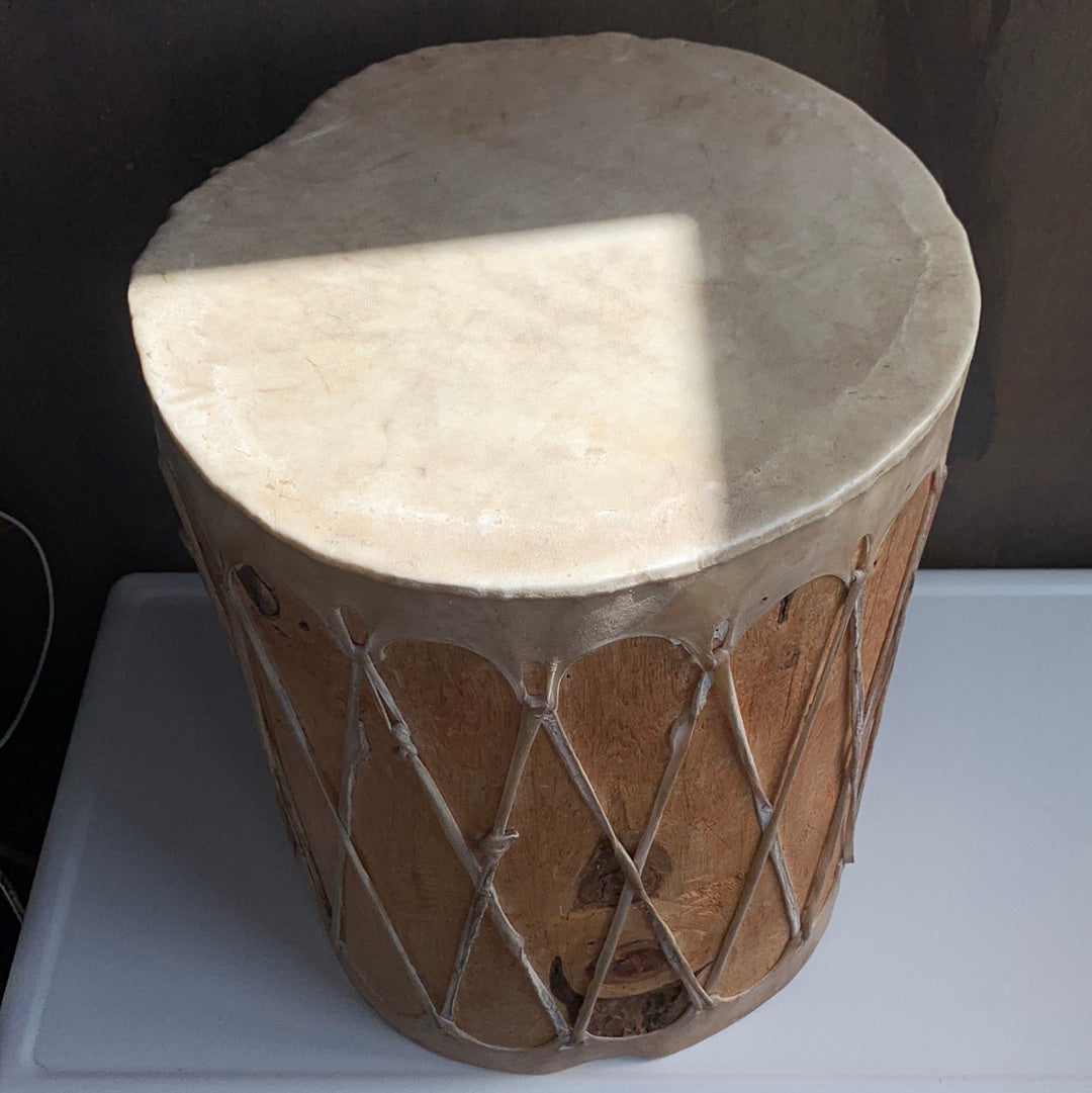 Large Hide and Wood Drum