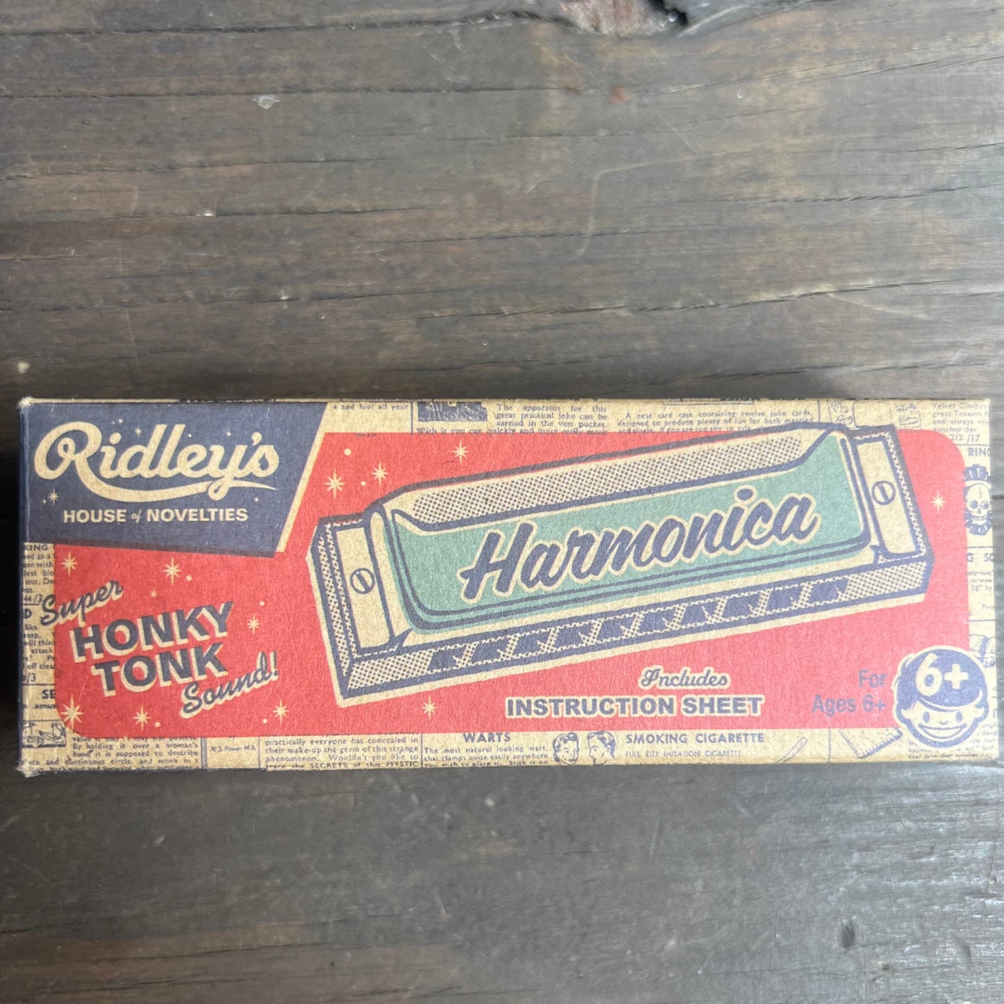 Ridley’s Honky Tonk Vintage 10 Hole Harmonica