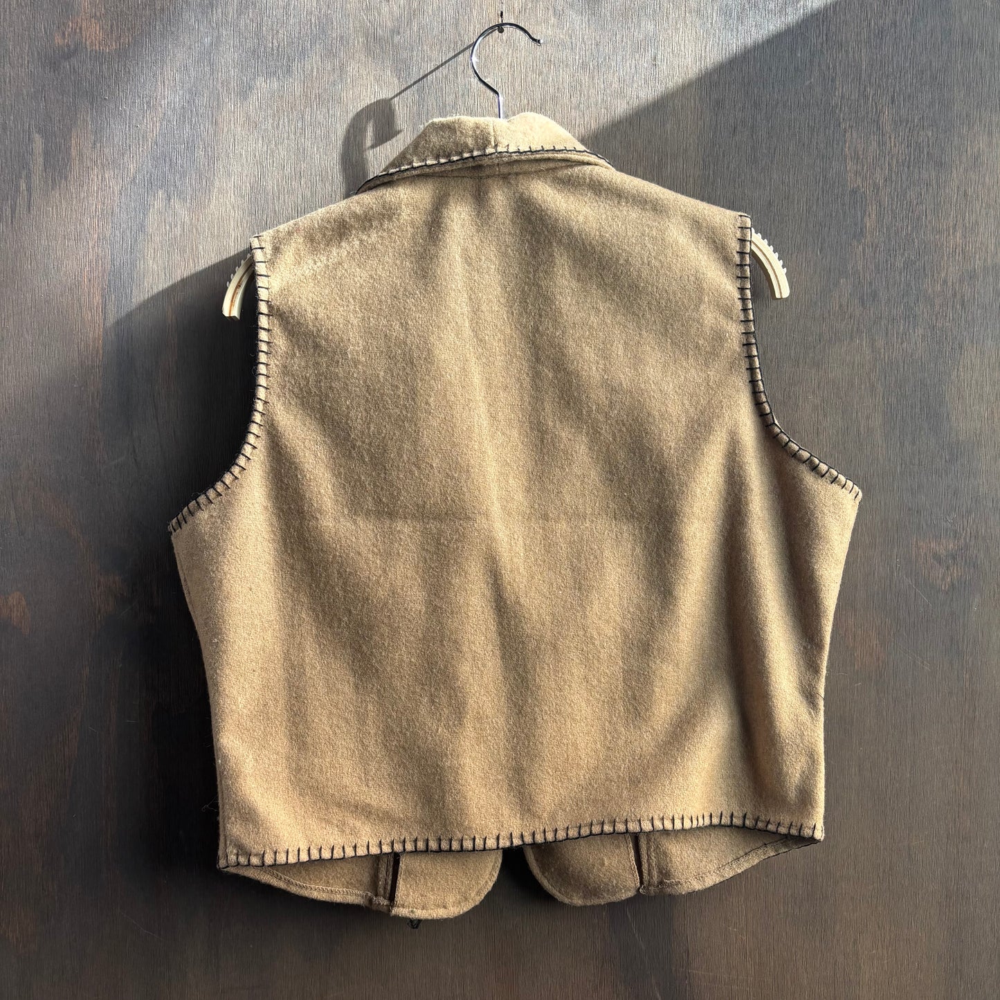 Side Saddle Tan Vest