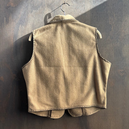 Side Saddle Tan Vest