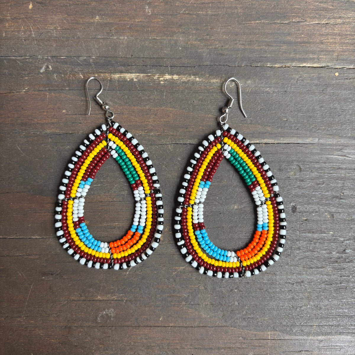 Multicolor Beaded Earrings