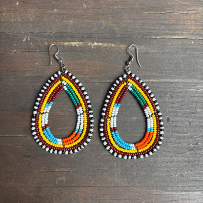 Multicolor Beaded Earrings