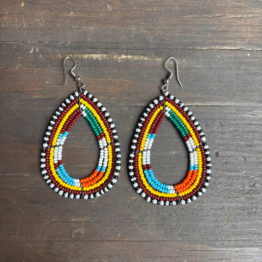 Multicolor Beaded Earrings
