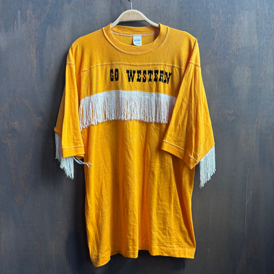 Yellow Fringed Tee
