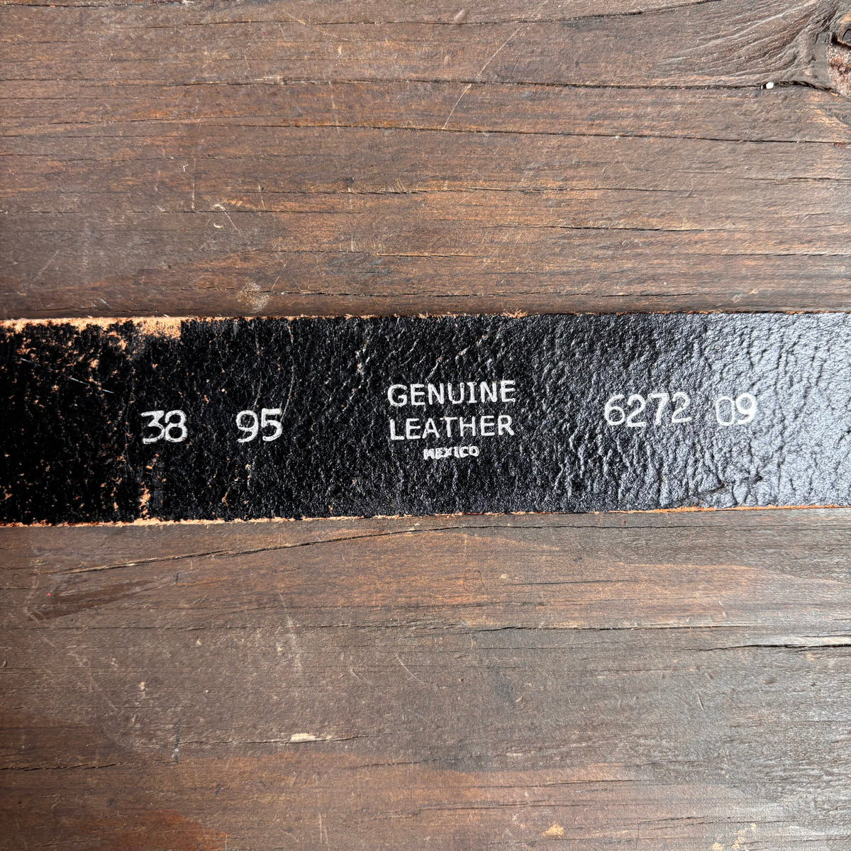 Vintage Tooled Leather Eagle Belt