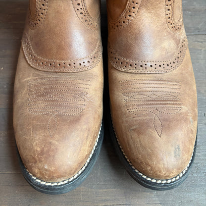 Ariat Brown Leather Roper Boots