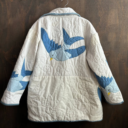 Vintage Bird Quilt Coat