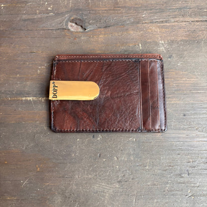 Vintage Dopp Collection Brown Leather Wallet