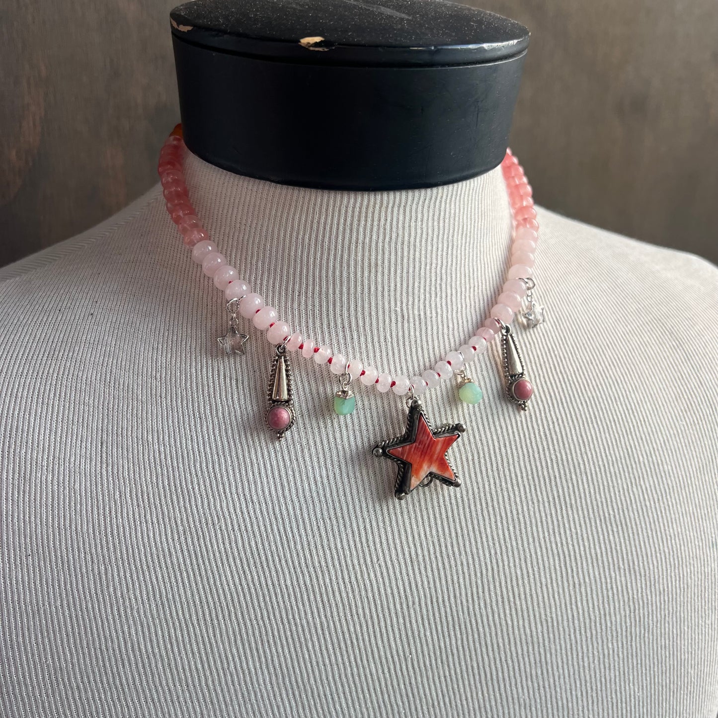 Ostrich Moon Star Necklace