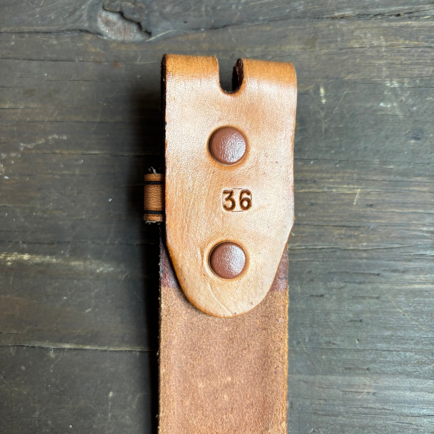 Rockmount Ranch Wear Tan Tooled Leather Belt