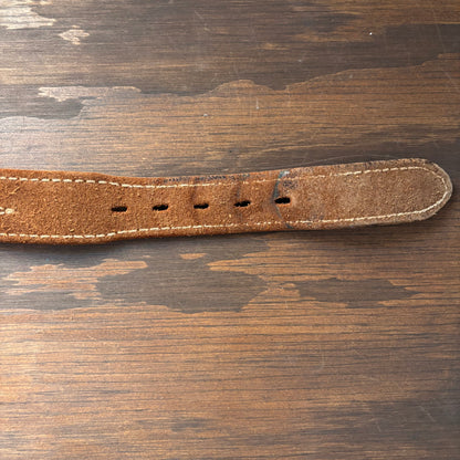 Vintage Tan Rough Out Belt