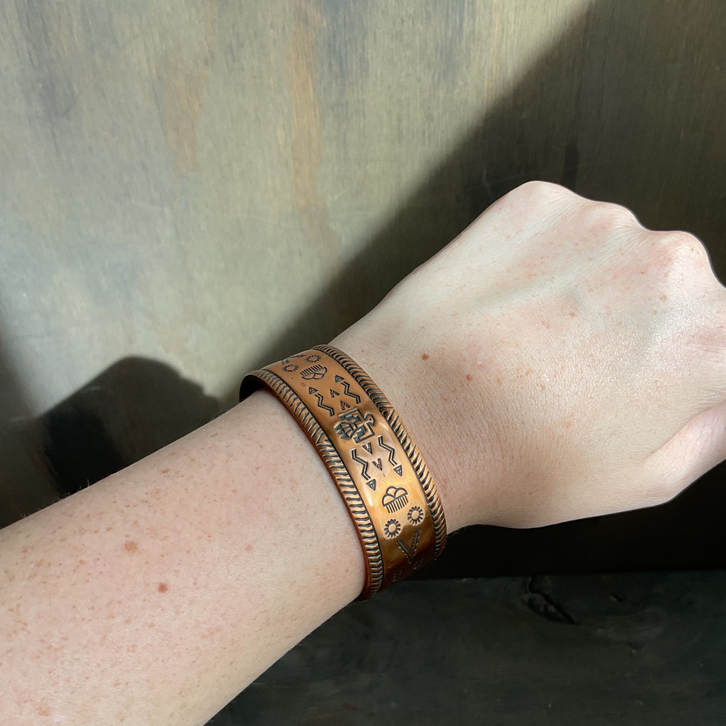 Copper Thunderbird Cuff Bracelet