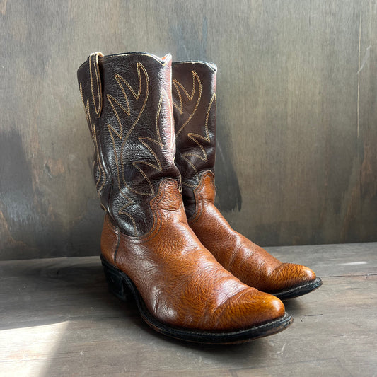 Acme Two-Tone Leather Boots