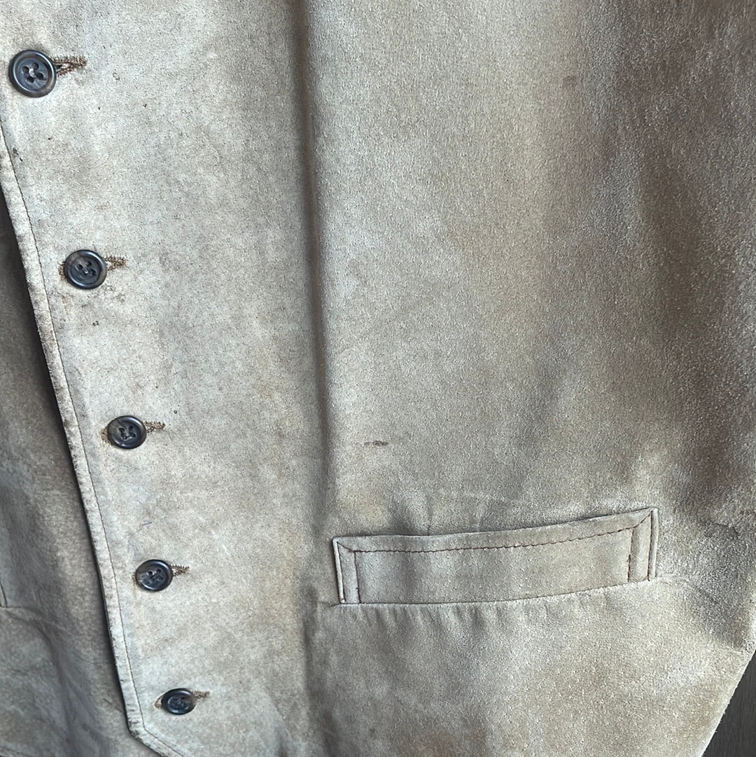 The J Peterman Company Leather Vest