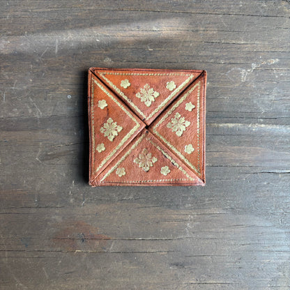 Vintage Foldable Leather Box