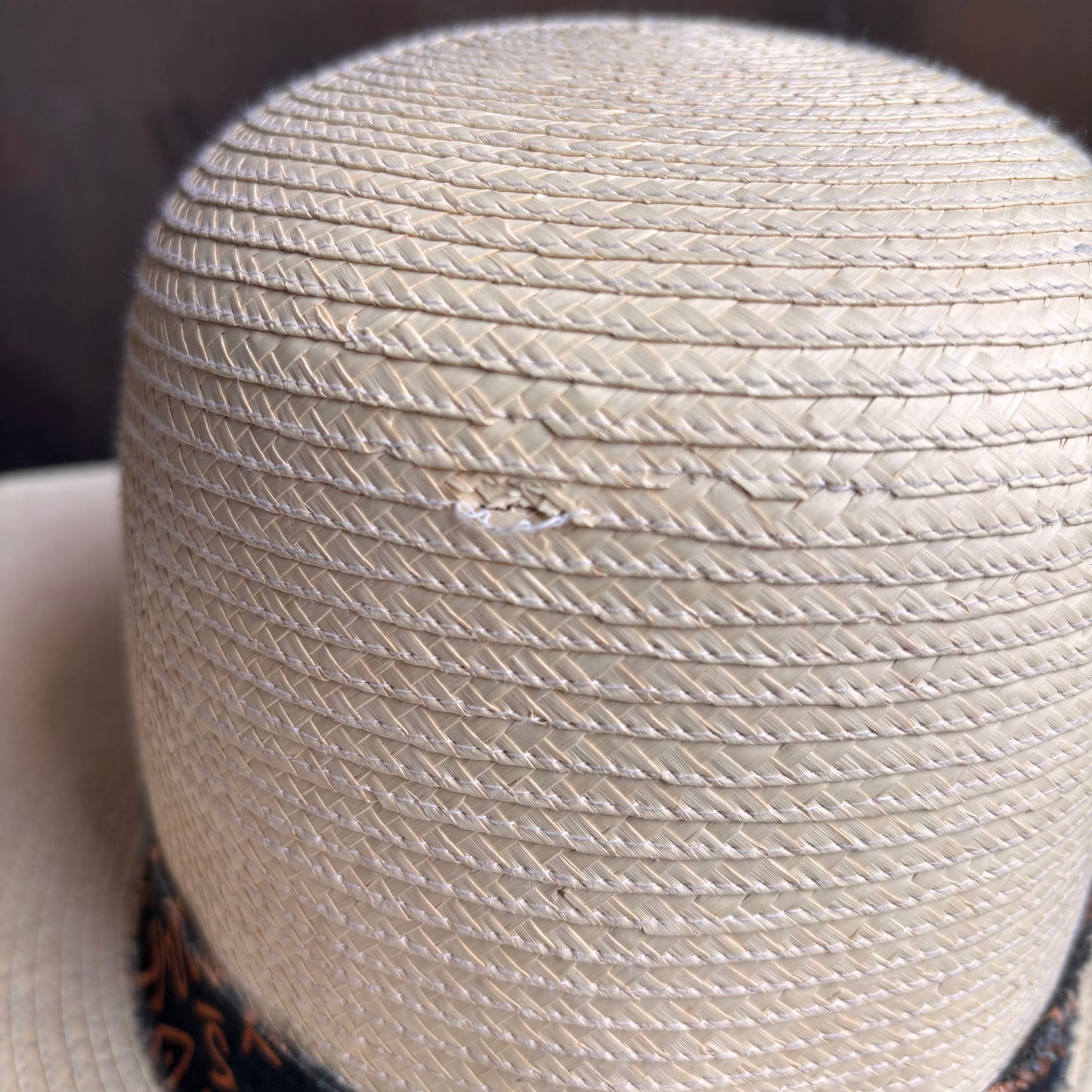 Larry Mahan Straw Hat