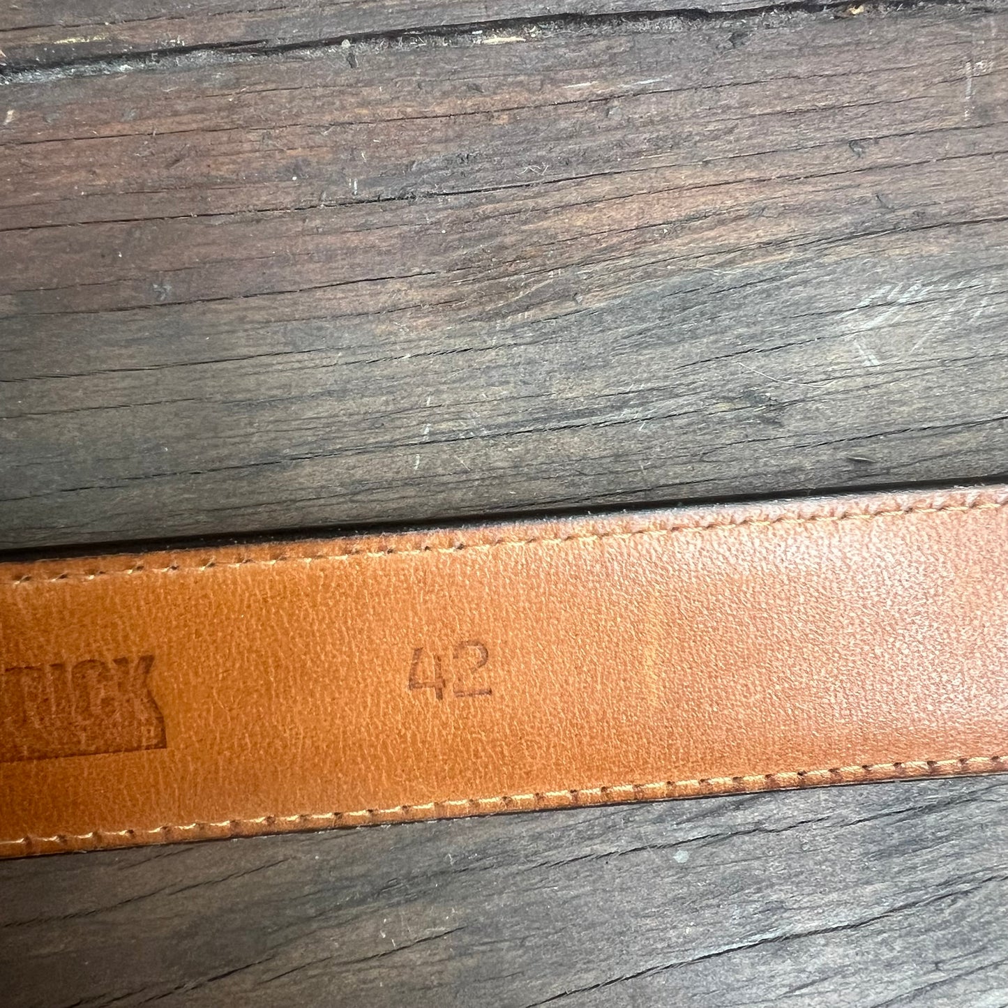 Paul Fredrick Black Leather Belt