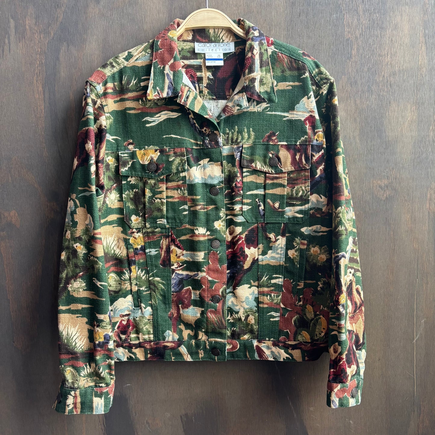 Patterned Green Jacket