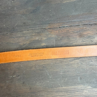 Paul Fredrick Black Leather Belt