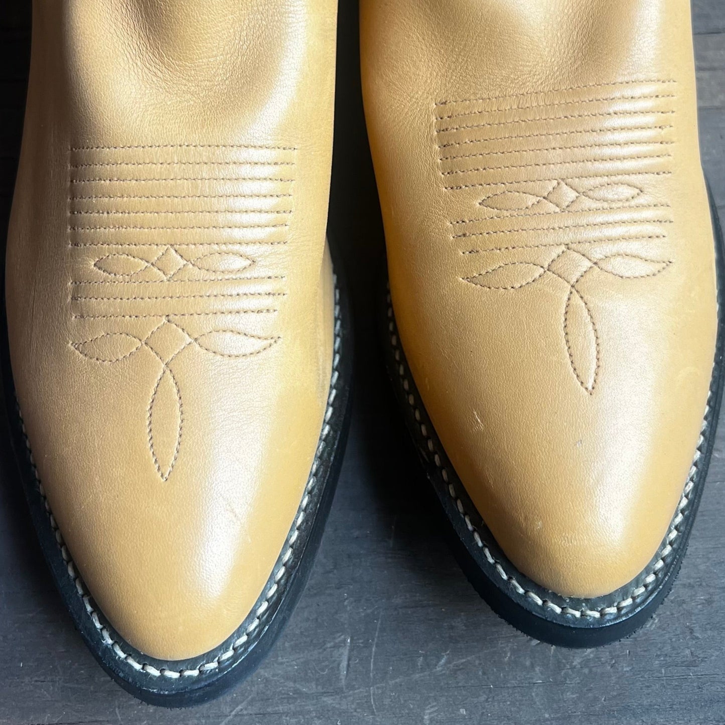 Tony Lama Tan Leather Boots