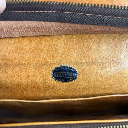 Vintage Tooled Leather Doctor Bag