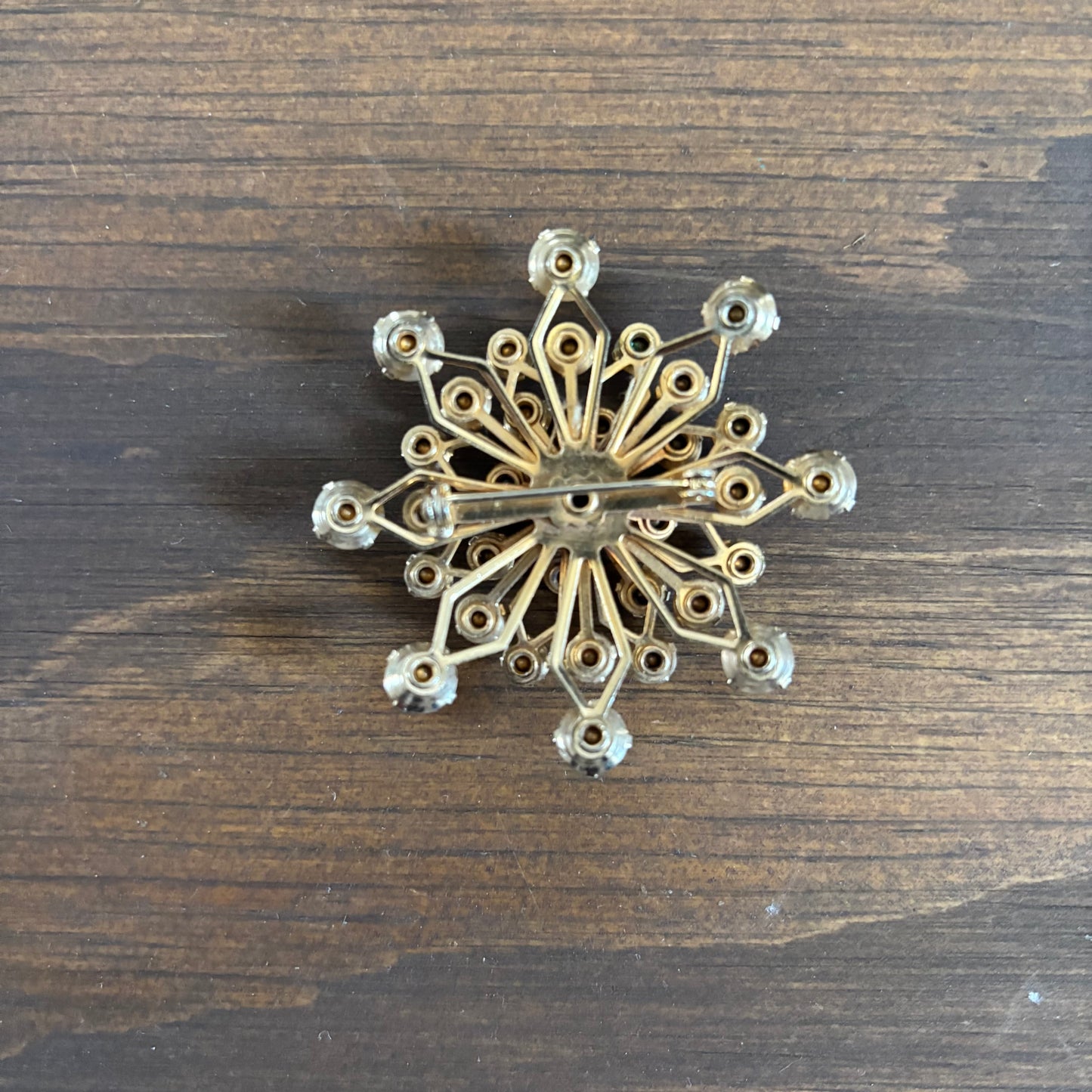 Colorful Rhinestone Brooch