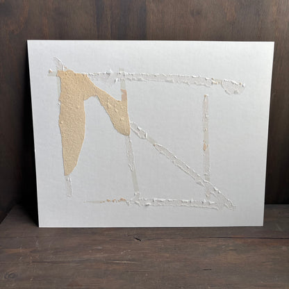 Matted Painting of Taos NM Pueblo