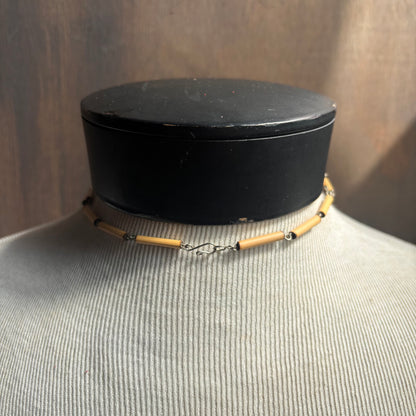 Vintage Pink Stone Choker