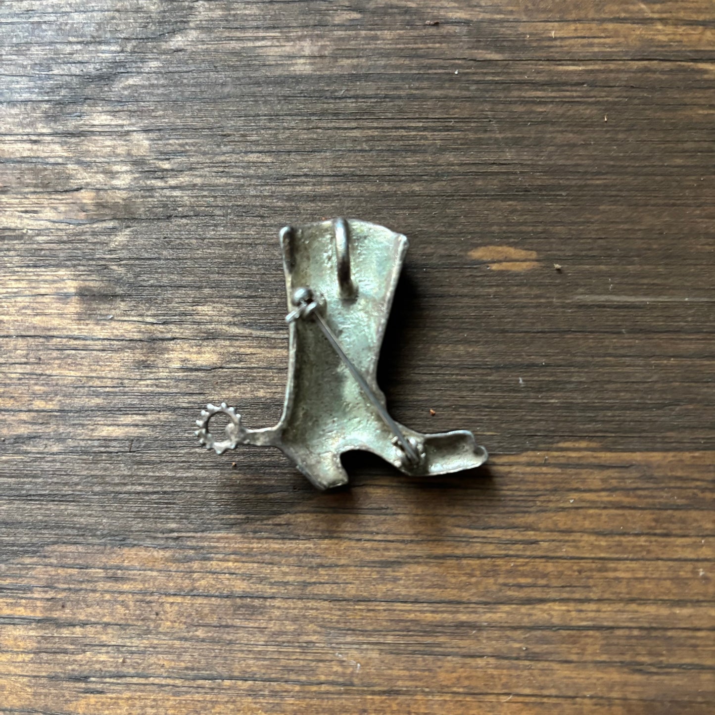 Black Cowboy Boot Pin