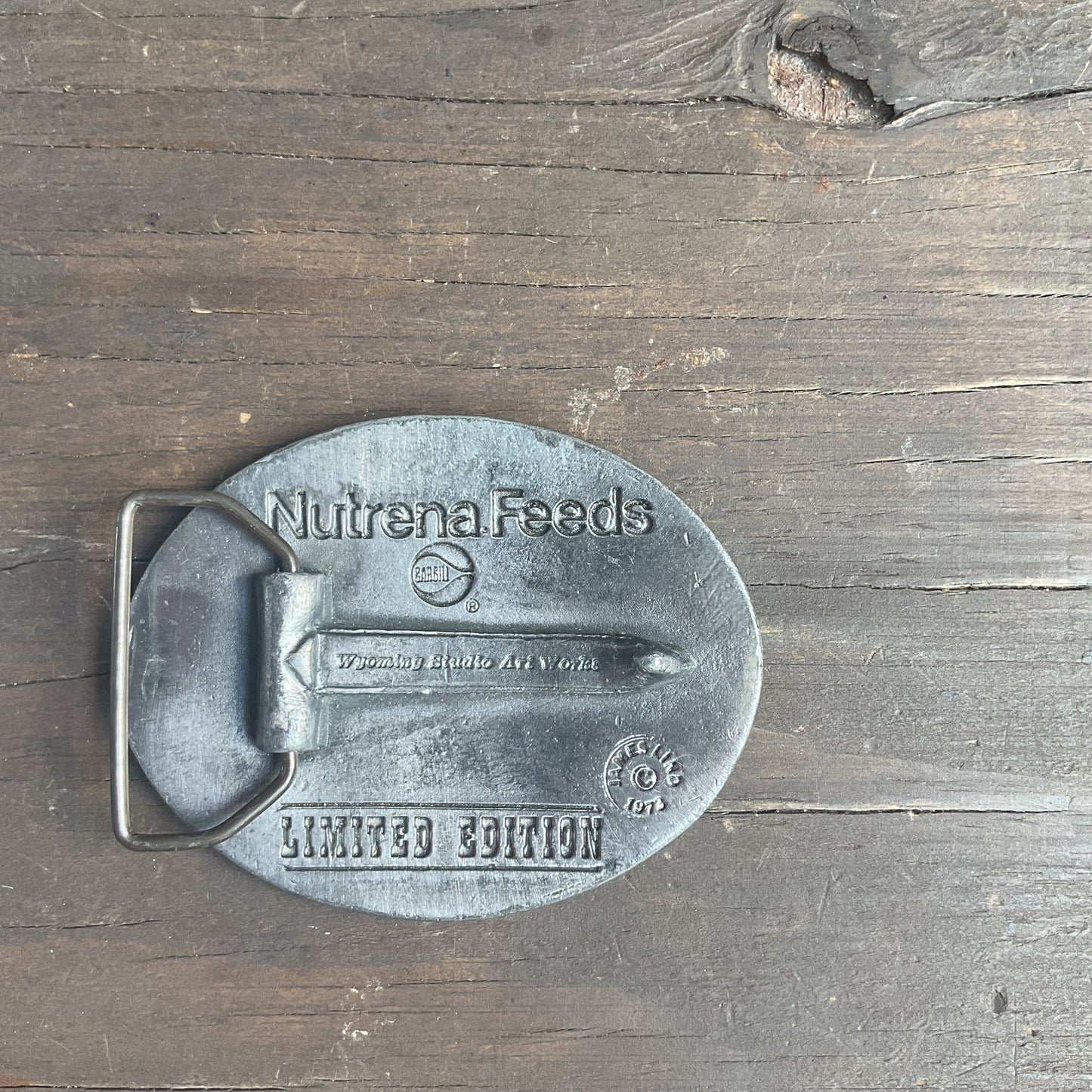 Wyoming Cattle Country Belt Buckle