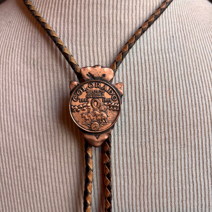 Bronze Rush to The Rockies Centennial Bolo