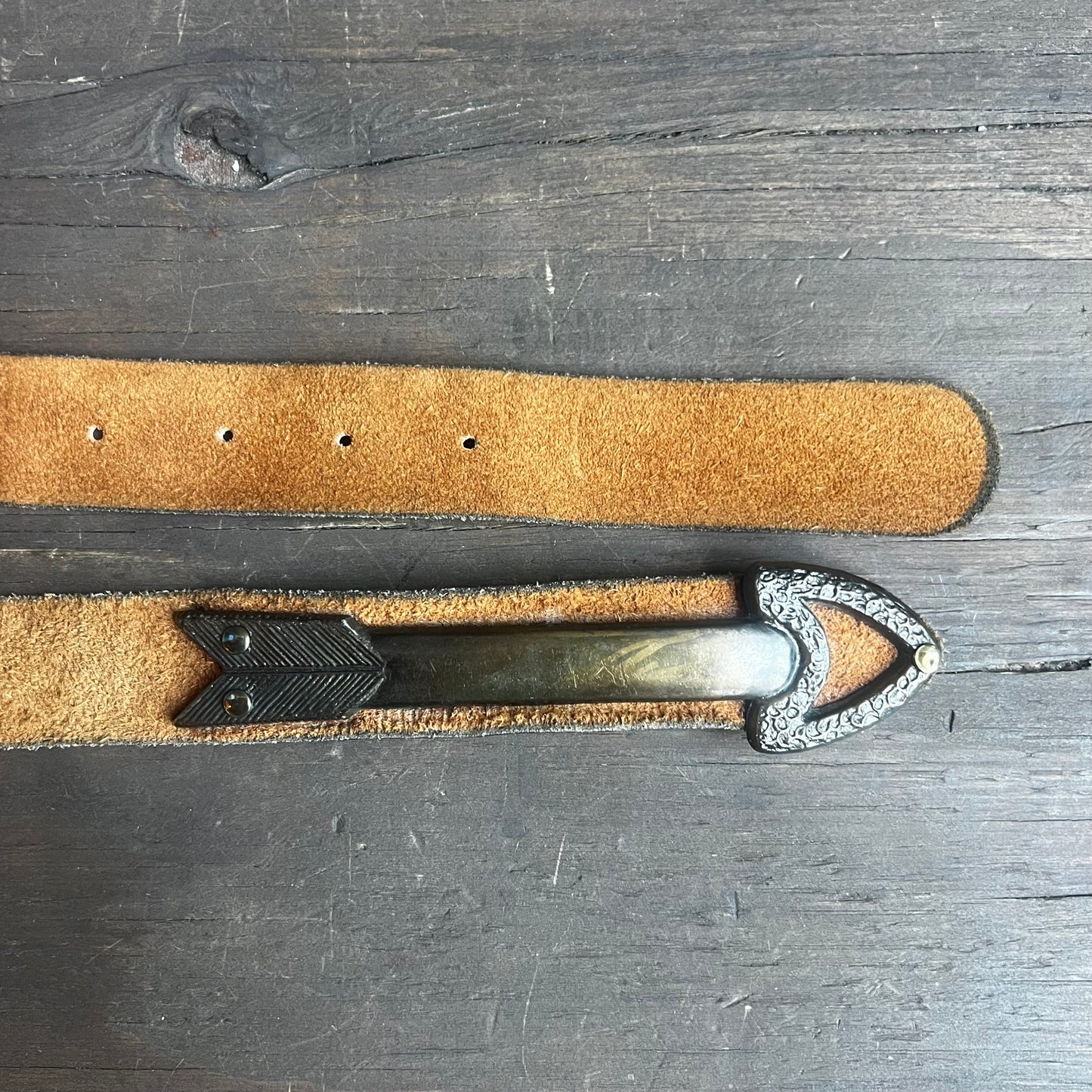 Leather Arrow Belt