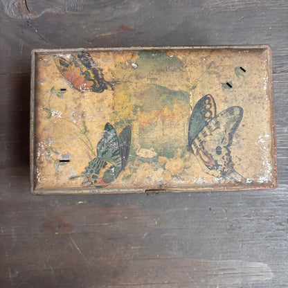Vintage Butterfly Chocolate Box