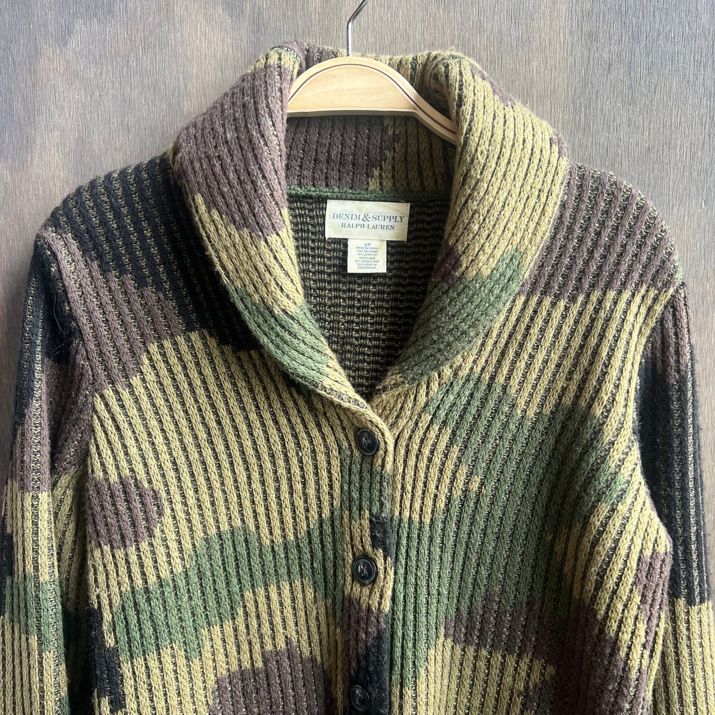 Ralph Lauren Denim & Supply Camo Cardigan