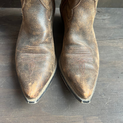 Durango Brown Leather Cowboy Boots