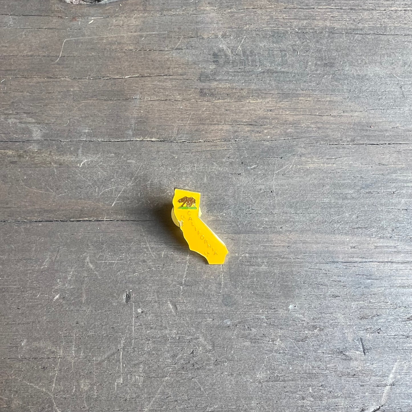 Yellow California Pin