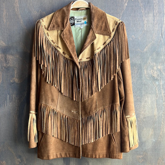 Pioneer Wear Leather Fringe Jacket