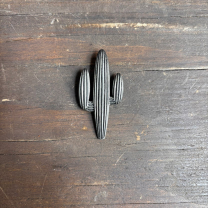 Vintage J. Ritter Pewter Cactus Pin