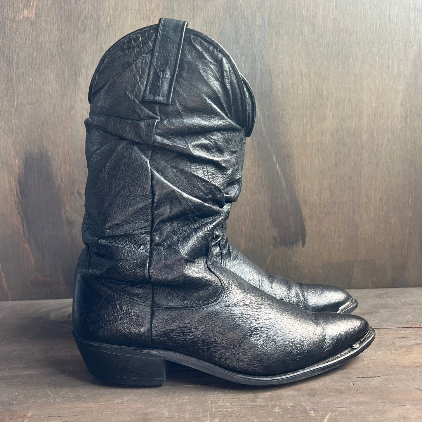 Custom Made Black Roper Boots