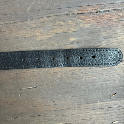 Black Leather Belt