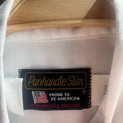 Panhandle Slim White Collared Shirt
