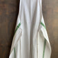 Fratelli Carli White Apron with Green Stripe