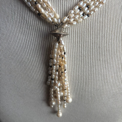 Vintage Multi-Strand Pearl Necklace