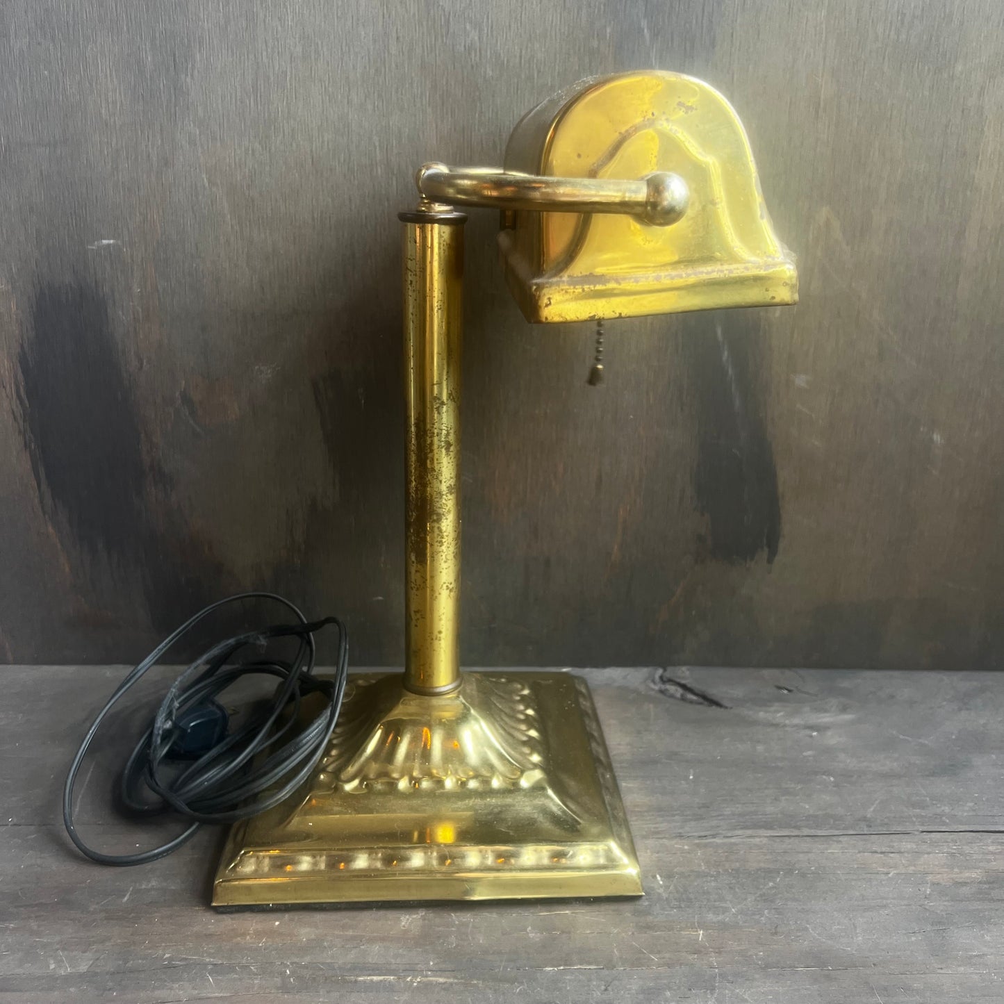 Vintage Brass Desk Lamp